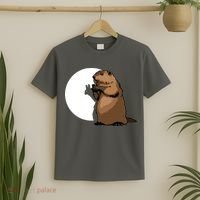 Groundhog Day Shadow Puppet Funny Gift T-Shirt thumb 2