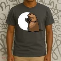Groundhog Day Shadow Puppet Funny Gift T-Shirt thumb 3