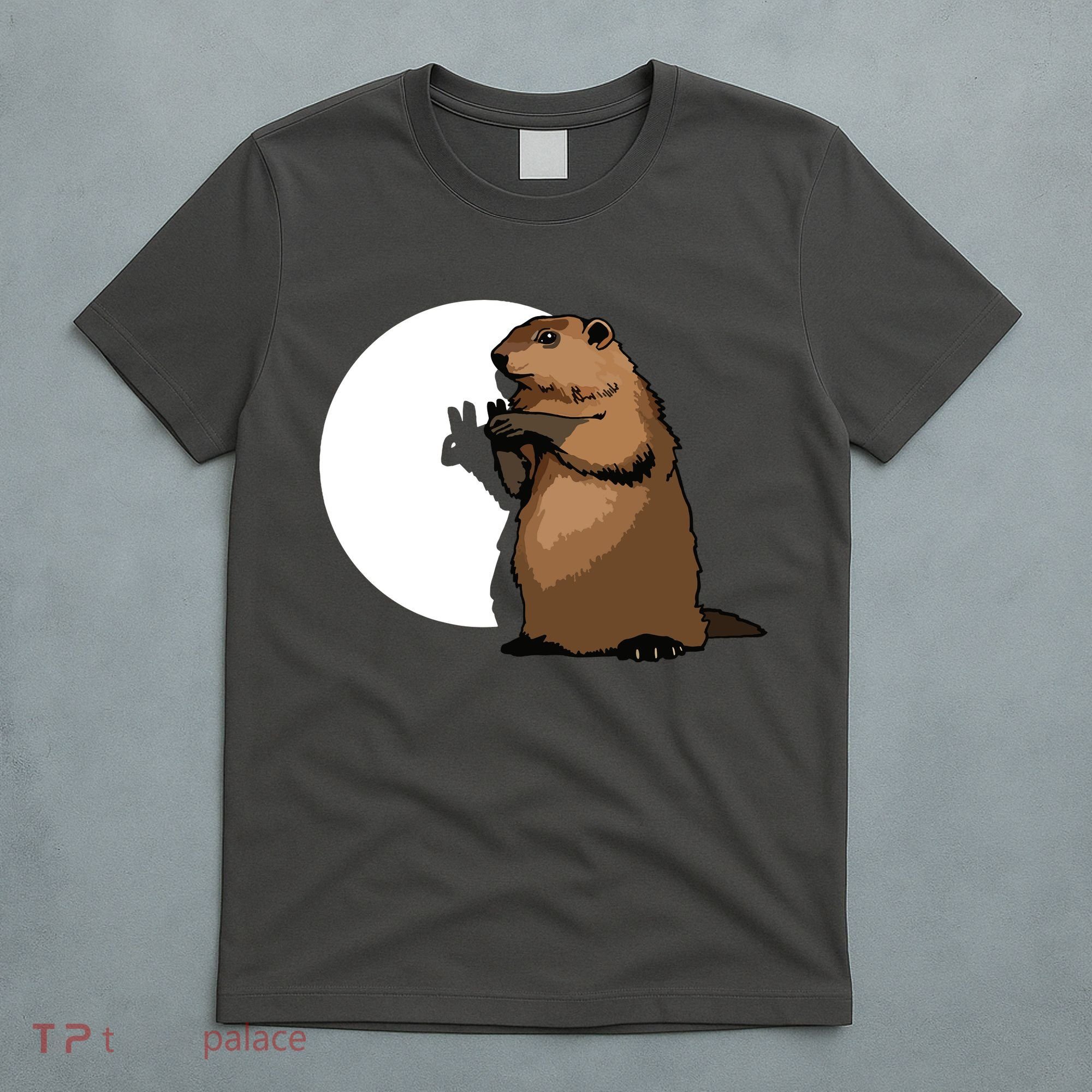 Groundhog Day Shadow Puppet Funny Gift T-Shirt