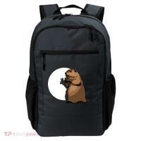 Groundhog Day Shadow Puppet Funny Gift Backpack thumb 0