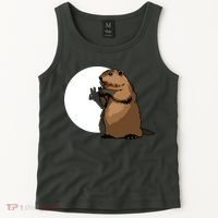 Groundhog Day Shadow Puppet Funny Gift Tank Top thumb 2