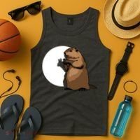 Groundhog Day Shadow Puppet Funny Gift Tank Top thumb 4