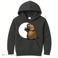 Groundhog Day Shadow Puppet Funny Gift Kids Hoodie thumb 0