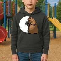 Groundhog Day Shadow Puppet Funny Gift Kids Hoodie thumb 2