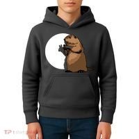 Groundhog Day Shadow Puppet Funny Gift Kids Hoodie thumb 4