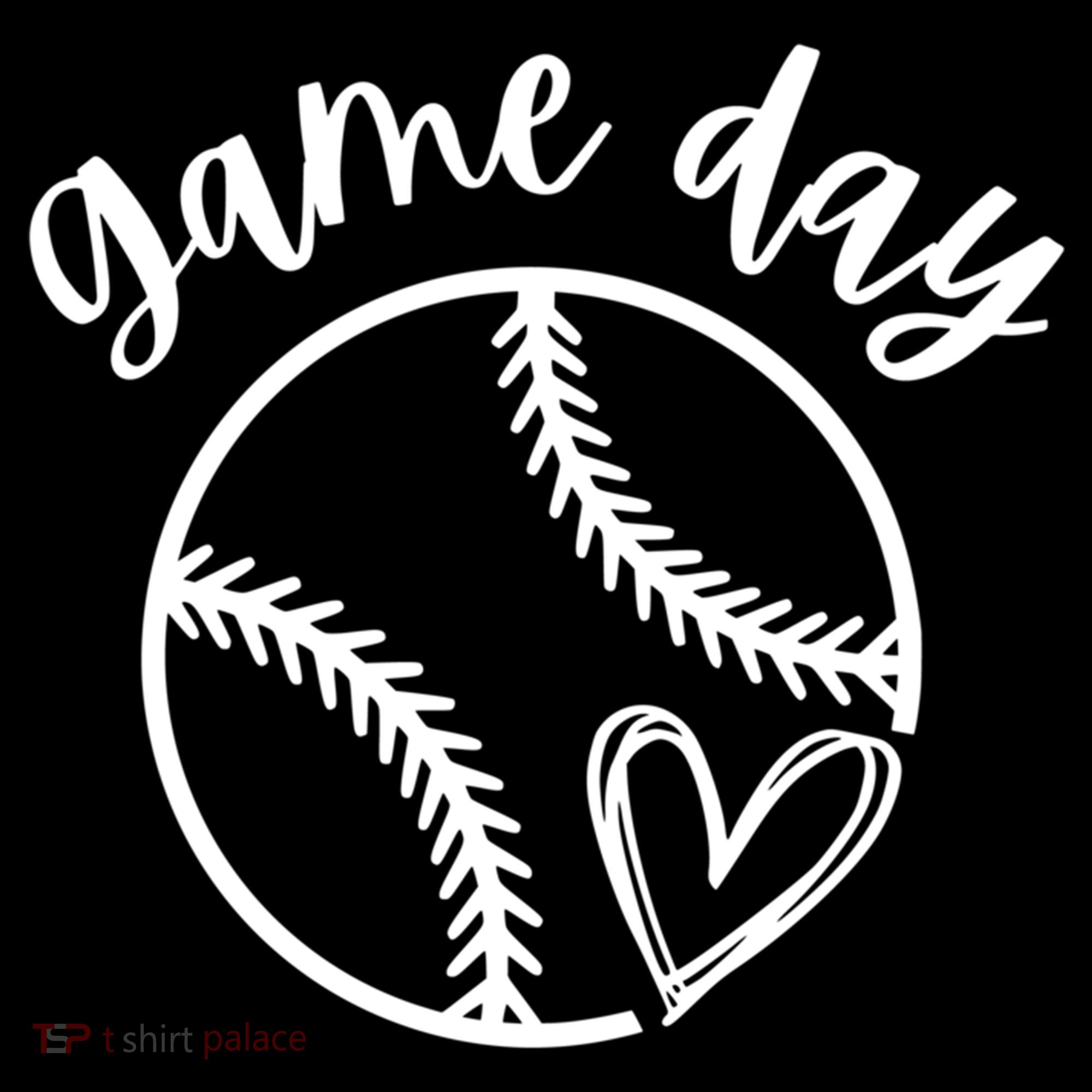 Game Day Softball Heart Love S Or Baseball Great Gift Women's Hoodie