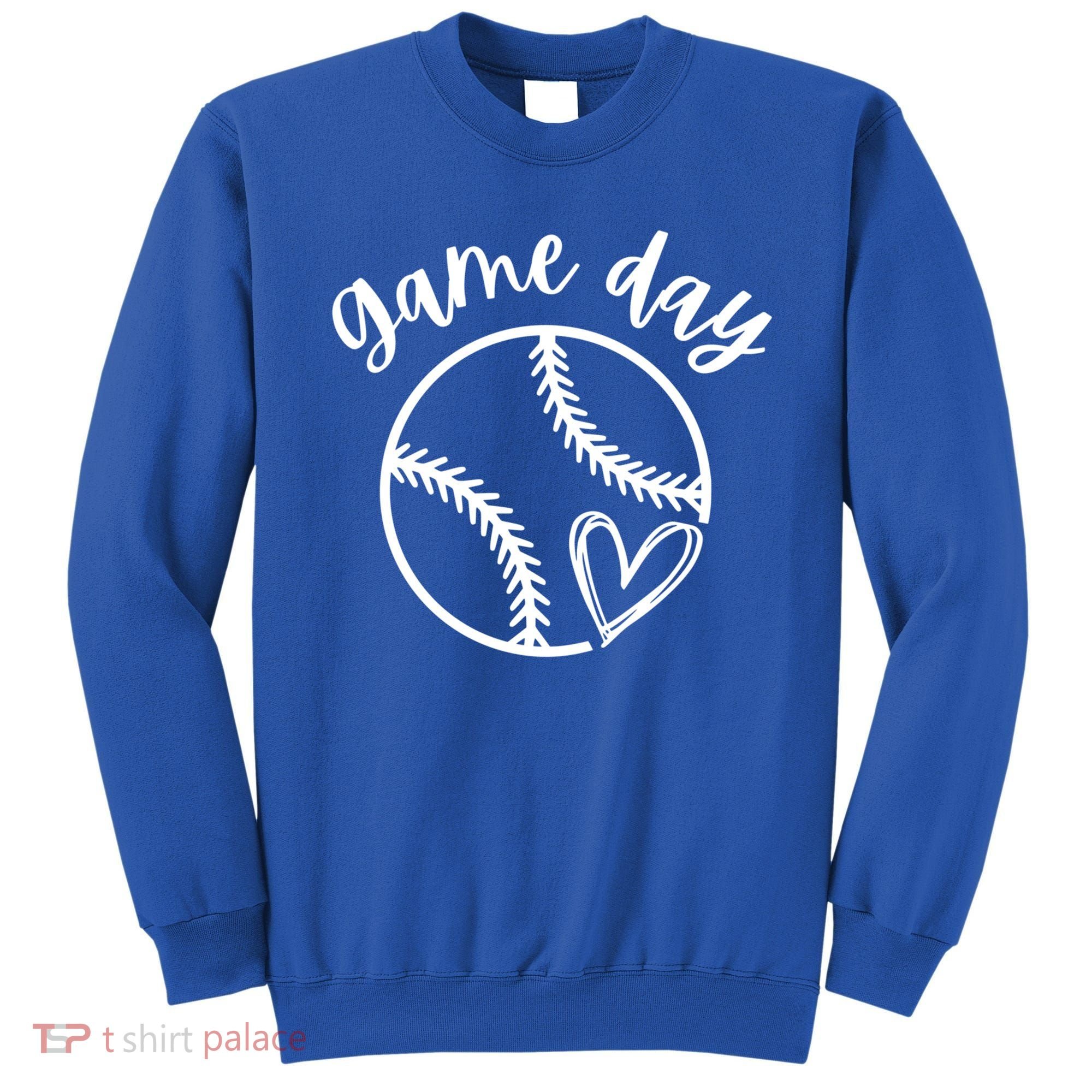 Game Day Softball Heart Love S Or Baseball Great Gift Sweatshirt