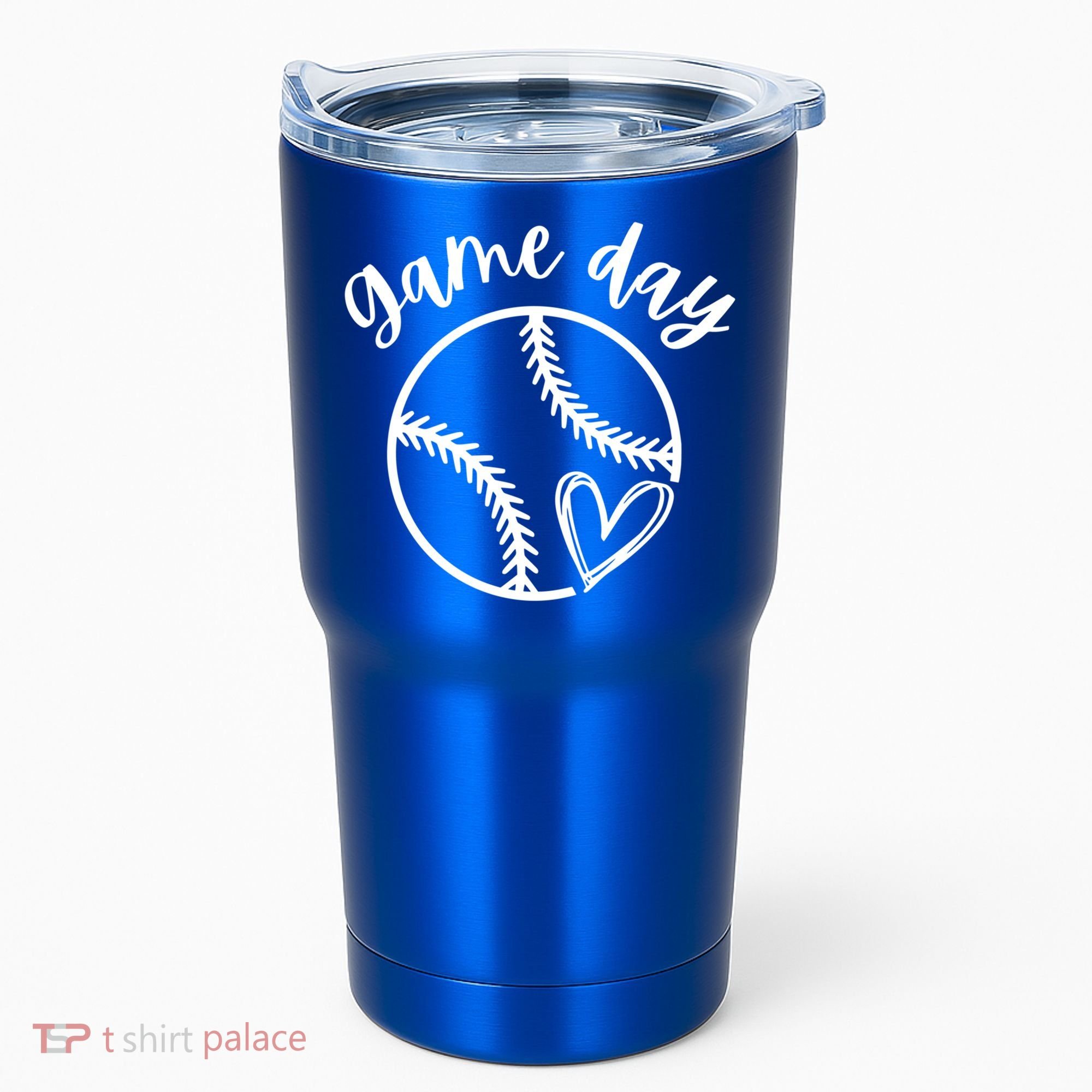 Game Day Softball Heart Love S Or Baseball Great Gift Tumbler