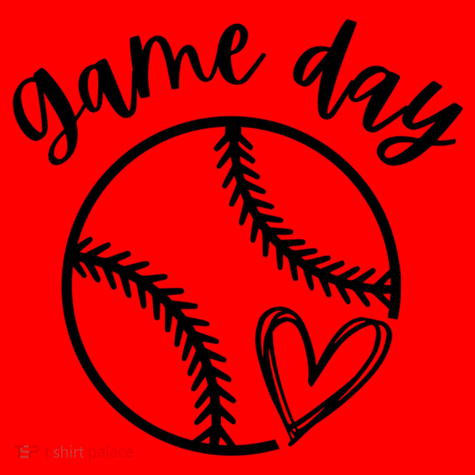 Game Day Softball Heart Love S Or Baseball Great Gift Santa Hat