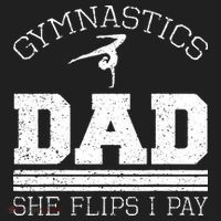 Gymnastics Dad She Flips I Pay Gymnast Balance Gymnastics Golf Towel thumb 3