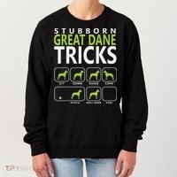 Great Dane Shirts Stubborn Great Dane Tricks Dog Women's Sweatshirt thumb 0
