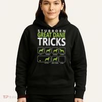 Great Dane Shirts Stubborn Great Dane Tricks Dog Hoodie thumb 5