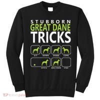 Great Dane Shirts Stubborn Great Dane Tricks Dog Sweatshirt thumb 0