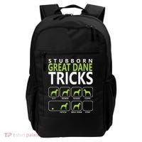 Great Dane Shirts Stubborn Great Dane Tricks Dog Backpack thumb 0
