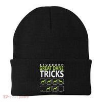 Great Dane Shirts Stubborn Great Dane Tricks Dog Beanie thumb 0