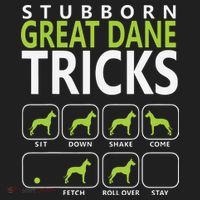Great Dane Shirts Stubborn Great Dane Tricks Dog Beanie thumb 2