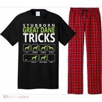 Great Dane Shirts Stubborn Great Dane Tricks Dog Pajama Set thumb 0