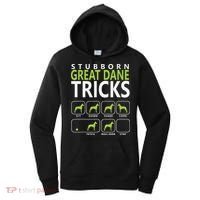 Great Dane Shirts Stubborn Great Dane Tricks Dog Women's Hoodie thumb 0