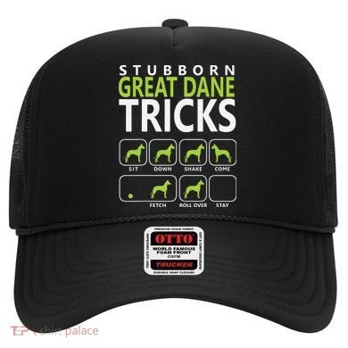 Great Dane Shirts Stubborn Great Dane Tricks Dog Hat