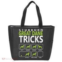 Great Dane Shirts Stubborn Great Dane Tricks Dog Tote Bag thumb 0