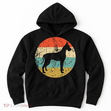 Great Dane Shirts Vintage Retro Great Dane Dog Hoodie