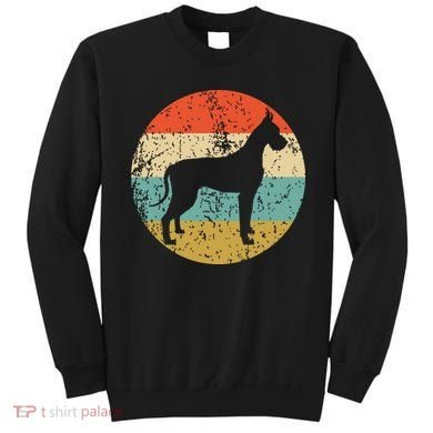 Great Dane Shirts Vintage Retro Great Dane Dog Sweatshirt