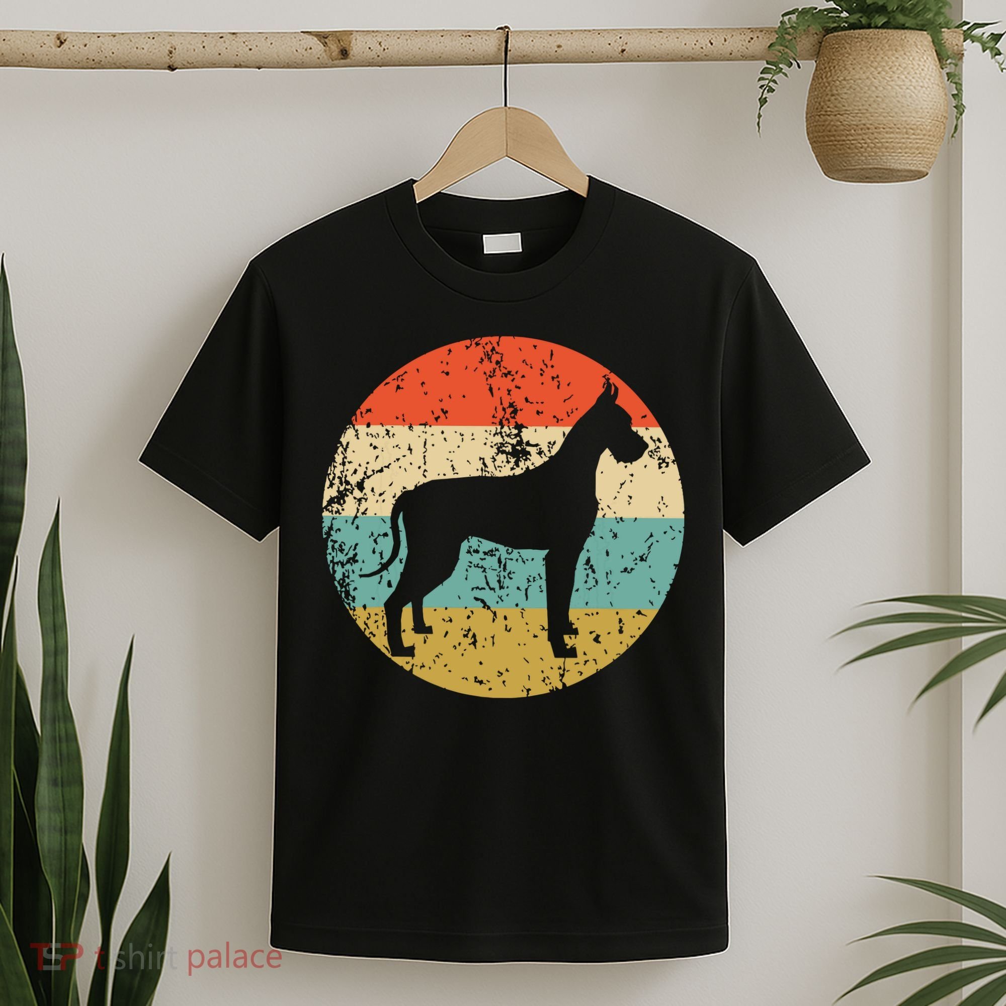 Great Dane Shirts Vintage Retro Great Dane Dog T-Shirt