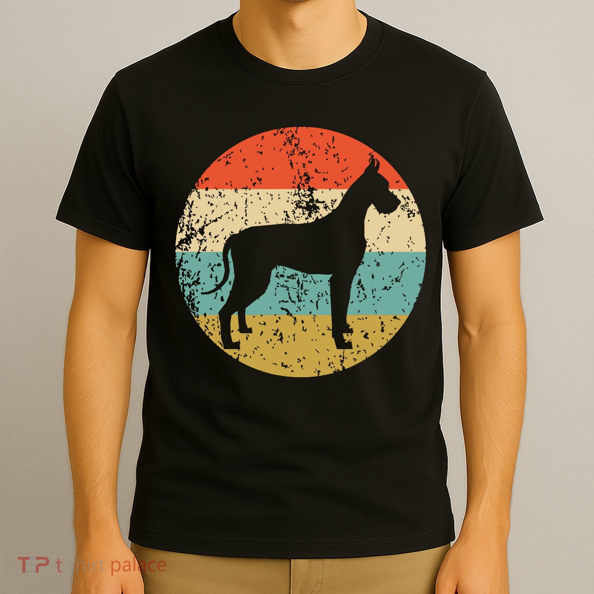Great Dane Shirts Vintage Retro Great Dane Dog T-Shirt