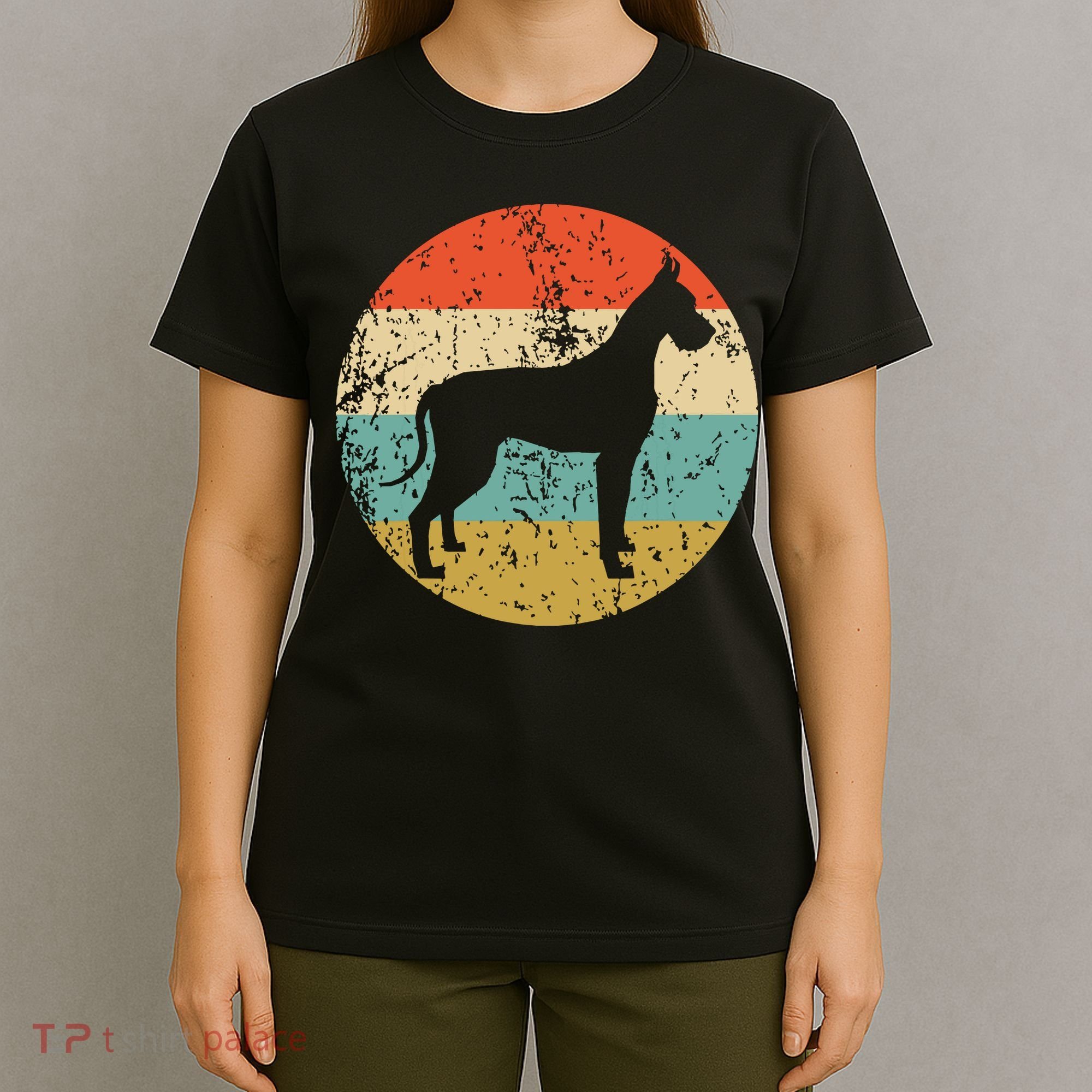 Great Dane Shirts Vintage Retro Great Dane Dog T-Shirt