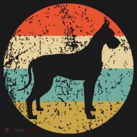 Great Dane Shirts Vintage Retro Great Dane Dog T-Shirt thumb 7