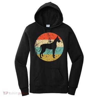 Great Dane Shirts Vintage Retro Great Dane Dog Women's Hoodie