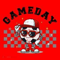 Game Day Soccer Funny Game Day Soccer Sport Lover Santa Hat thumb 1
