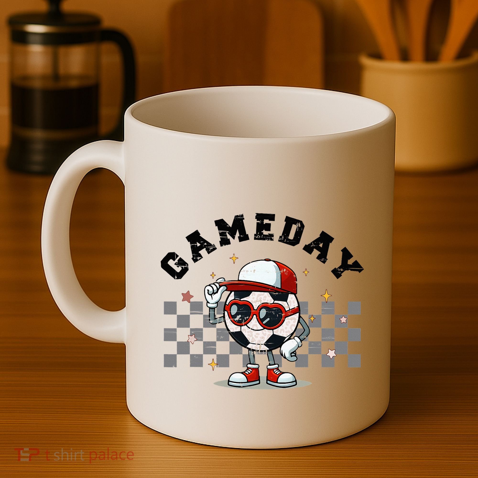 Game Day Soccer Funny Game Day Soccer Sport Lover Coffee Mug