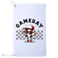 Game Day Soccer Funny Game Day Soccer Sport Lover Golf Towel thumb 0