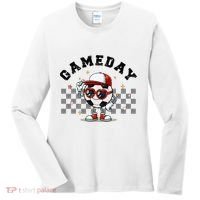 Game Day Soccer Funny Game Day Soccer Sport Lover Women's Long Sleeve Shirt thumb 0