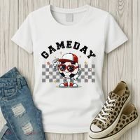 Game Day Soccer Funny Game Day Soccer Sport Lover Women's T-Shirt thumb 3