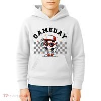 Game Day Soccer Funny Game Day Soccer Sport Lover Kids Hoodie thumb 4