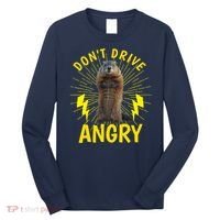 Groundhog Day Shirt Don't Drive Angry Long Sleeve Shirt thumb 0