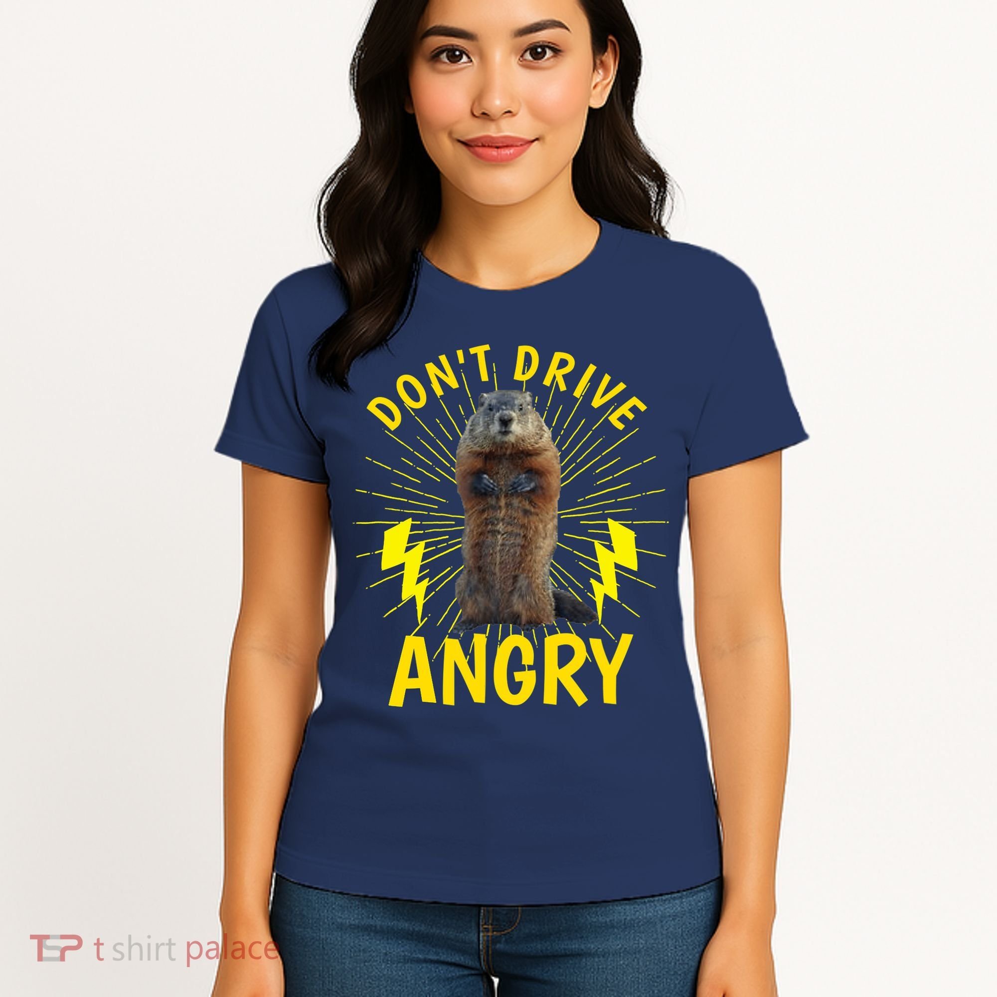 Groundhog Day Shirt Don't Drive Angry Women's T-Shirt