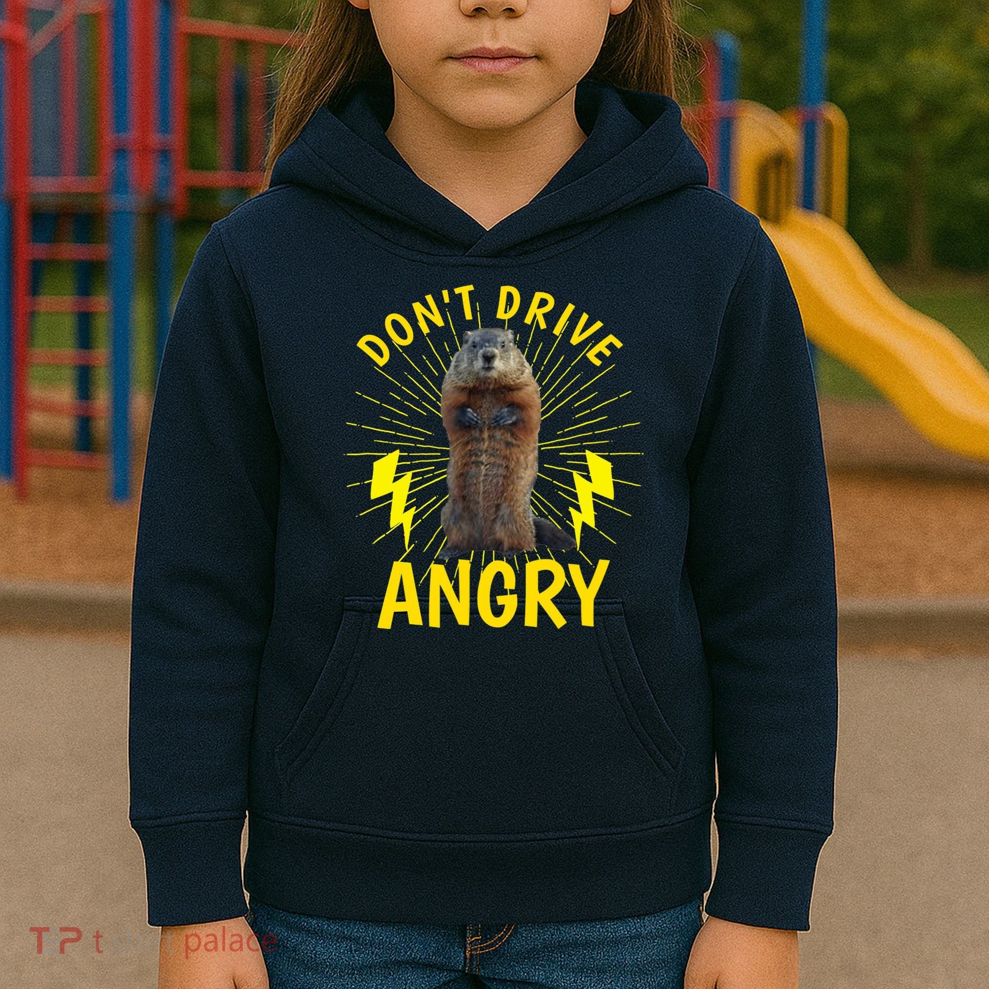 Groundhog Day Shirt Don't Drive Angry Kids Hoodie