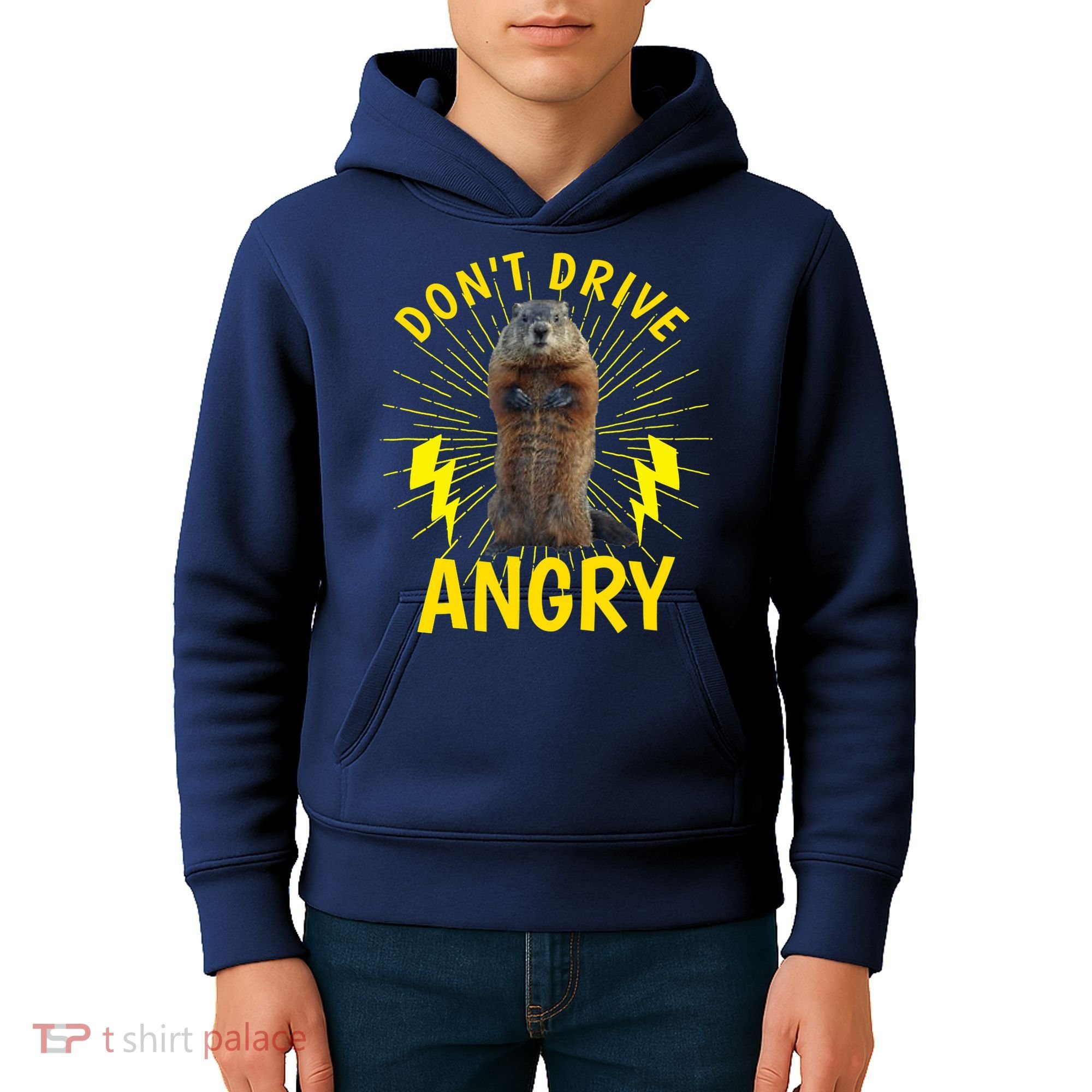 Groundhog Day Shirt Don't Drive Angry Kids Hoodie