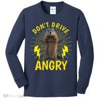 Groundhog Day Shirt Don't Drive Angry Kids Long Sleeve Shirt thumb 0