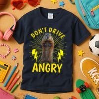 Groundhog Day Shirt Don't Drive Angry Kids T-Shirt thumb 3