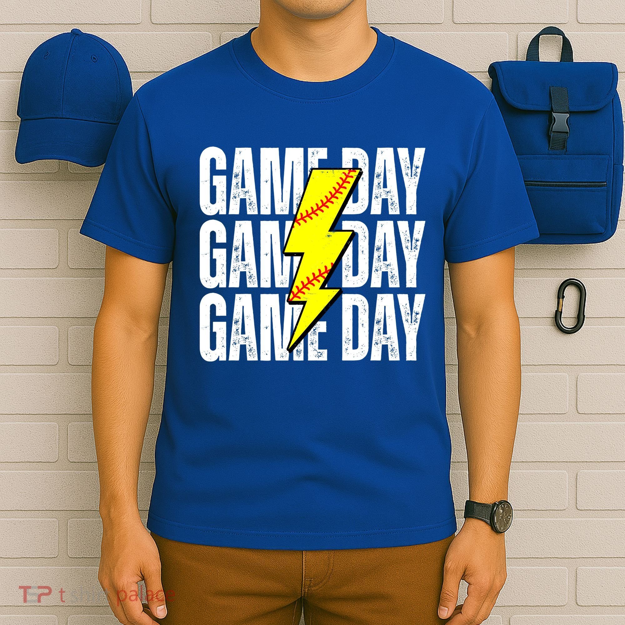 Game Day Softball Sport Vintage T-Shirt