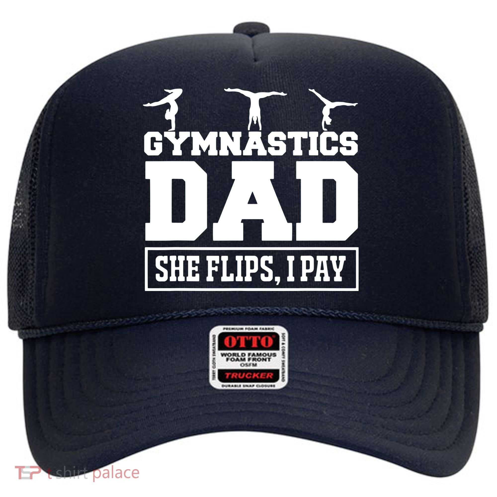 Gymnastics Dad She Flips I Pay Gymnastics Dad Gifts Hat