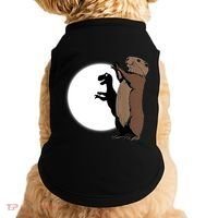 GroundhogS Dinosaur Shadow Puppet Funny Groundhog Day Doggie Tank thumb 0