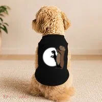 GroundhogS Dinosaur Shadow Puppet Funny Groundhog Day Doggie Tank thumb 2