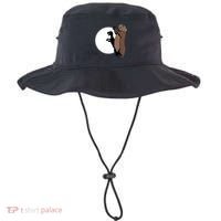 GroundhogS Dinosaur Shadow Puppet Funny Groundhog Day Bucket Hat thumb 0