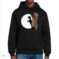 GroundhogS Dinosaur Shadow Puppet Funny Groundhog Day District V.I.T. Heavyweight Hoodie thumb 0