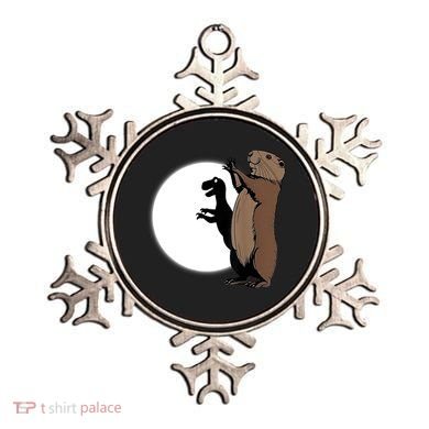 GroundhogS Dinosaur Shadow Puppet Funny Groundhog Day Ornament